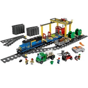 Bộ xếp hình Xe lửa vận tải Lego City 60052