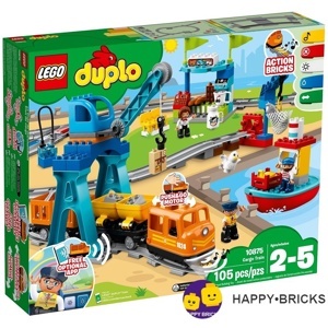 Bộ xếp hình Xe lửa vận tải Lego City 60052