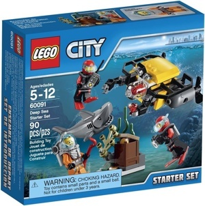 Đồ chơi Lego City - Mô hình bộ biển sâu đầu tiên 60091