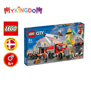 Đồ chơi lego city xe đầu kéo chữa cháy 60282