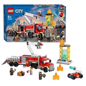 Đồ chơi lego city xe đầu kéo chữa cháy 60282