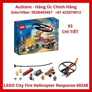 Đồ chơi Lego xếp hình - Trực thăng cứu hỏa khẩn cấp SKU 60248