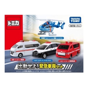 Mô hình xe cứu hộ Emergency Car Set Tomy 785796