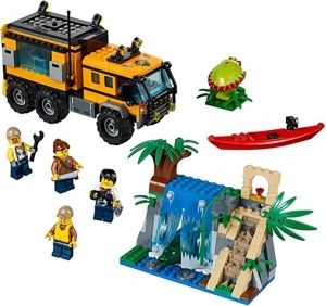 Đồ chơi mô hình Lego City - Trung tâm di động thám hiểm rừng 60160 (426 mảnh ghép)