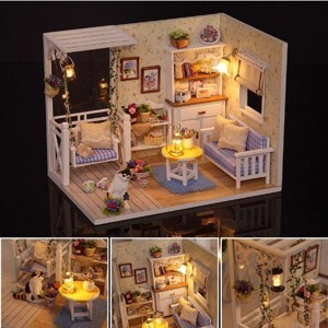 Đồ chơi mô hình nhà gỗ diy Cute Room H-013