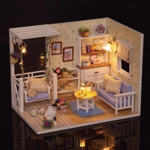 Đồ chơi mô hình nhà gỗ diy Cute Room H-013