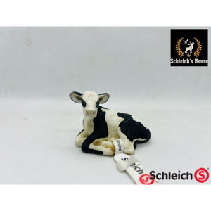 Mô hình Bò sữa con Holstein nằm Schleich 13639