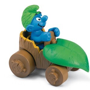 Mô hình Xì trum lái xe hơi Schleich 40264