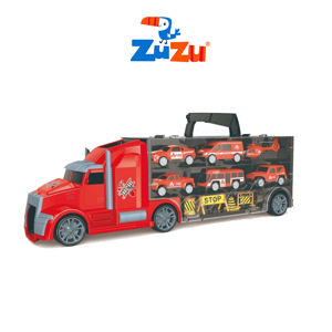 Đồ chơi mô hình Vecto Xe tải nhiều ngăn cứu hoả cỡ nhỏ 666-03K