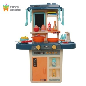 Đồ chơi nhà bếp cho bé học nấu nướng CAYABE Toyshouse màu xanh TH-889-169