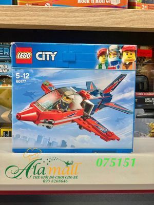 Đồ chơi phi cơ biểu diễn trên không Lego City - 60177 (87 chi tiết)