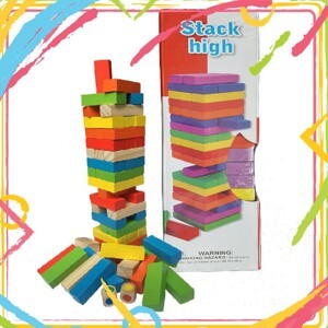 Đồ chơi rút Gỗ Jenga Màu