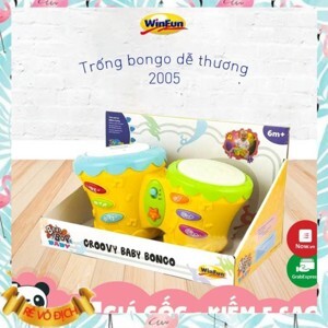 Đồ chơi trống Bongo dễ thương Winfun 2005