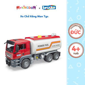 Đồ chơi xe mô hình theo tỉ lệ thu nhỏ Bruder - Xe chở xăng MAN TGS BRU03775