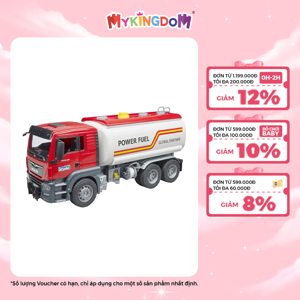 Đồ chơi xe mô hình theo tỉ lệ thu nhỏ Bruder - Xe chở xăng MAN TGS BRU03775