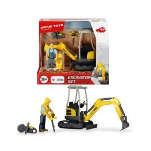 Đồ chơi Xe Xây Dựng Dickie Toys Playlife-Excavator Set 203832005