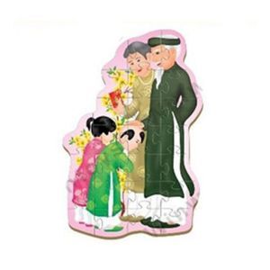 Đồ chơi xếp hình bé nhận lì xì Winwintoys 65462