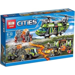 Đồ chơi xếp hình Lego City 60125 - Trực Thăng Vận Chuyển Hạng Nặng