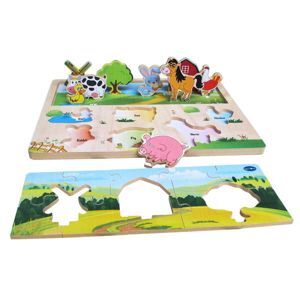 Đồ chơi xếp hình nông trại Winwintoys 68332