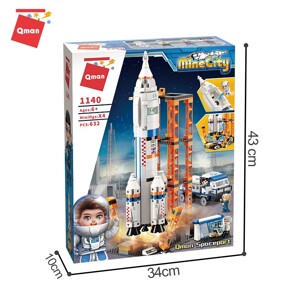 Đồ chơi xếp hình Qman 1140 - Vụ phóng tên lửa