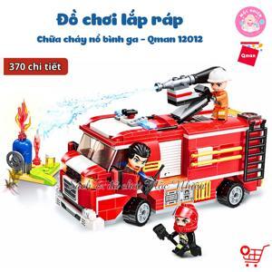 Đồ chơi xếp hình Qman 12012 - Chữa cháy nổ bình ga