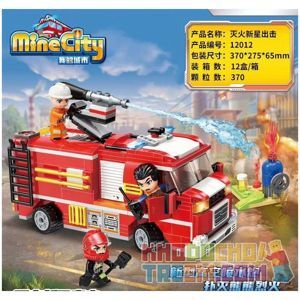 Đồ chơi xếp hình Qman 12012 - Chữa cháy nổ bình ga