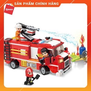 Đồ chơi xếp hình Qman 12012 - Chữa cháy nổ bình ga