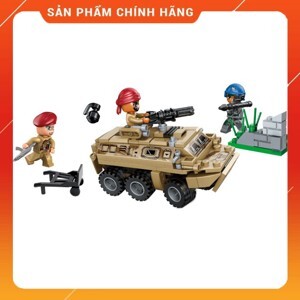 Đồ chơi xếp hình Qman 1726 - Xe bọc thép mai phục