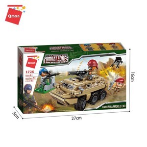 Đồ chơi xếp hình Qman 1726 - Xe bọc thép mai phục