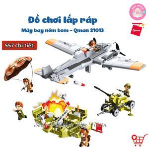 Đồ chơi xếp hình Qman 21013: Máy bay ném bom