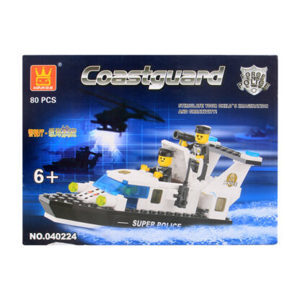 Đồ chơi xếp khối lego - tàu cảnh sát biển VBCare VBC-040224