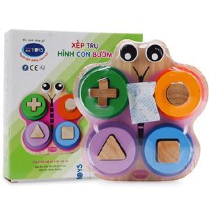 Đồ chơi xếp trụ hình con bướm Winwintoys 60042