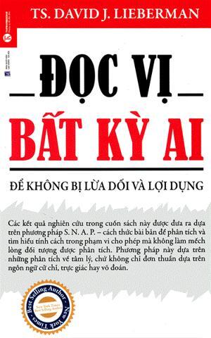 Đọc vị bất kỳ ai - TS. David J. Lieberman