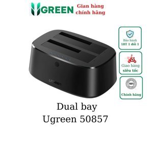 Dock đựng ổ cứng kép Sata Ugreen 50857