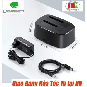 Dock đựng ổ cứng kép Sata Ugreen 50857