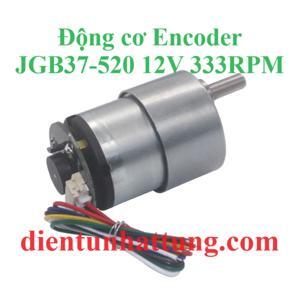 Động cơ giảm tốc Encoder JGB37-520 12V333RPM
