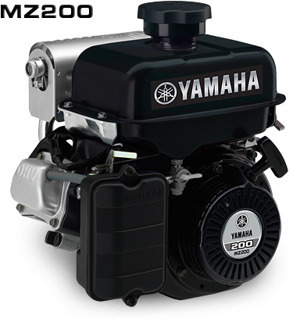 Động cơ xăng tua chậm cốt xéo Yamaha MZ200BR1AT - 6.5 HP