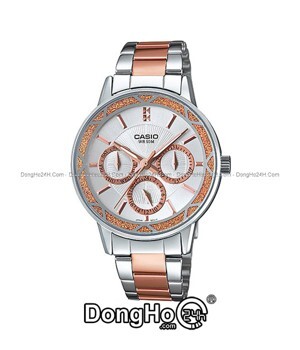 Đồng hồ Casio nữ dây kim loại LTP-2087RG
