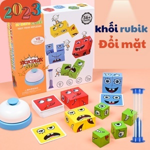 Đồng hồ để bàn ngụy trang khối rubik độc đáo