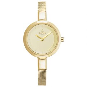 Đồng hồ đeo tay nữ dây kim loại Obaku V129LXGGMG