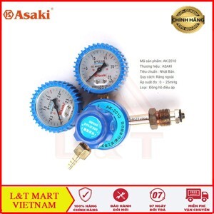 Đồng hồ điều áp oxygen Asaki AK-2010