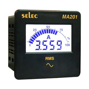 Đồng hồ đo dòng điện Selec MA201