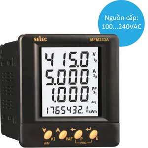 Đồng hồ đo Volt Selec MFM383A