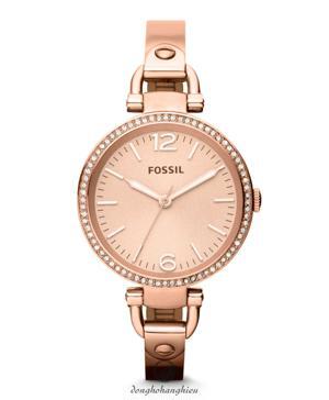 Đồng hồ Fossil Women's ES3226 Georgia Analog Display Analog Quartz Rose Gold Watch