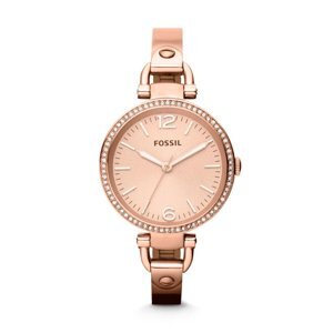 Đồng hồ Fossil Women's ES3226 Georgia Analog Display Analog Quartz Rose Gold Watch