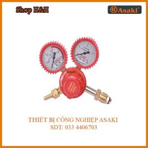Đồng hồ gas màu đỏ Asaki AK-2011