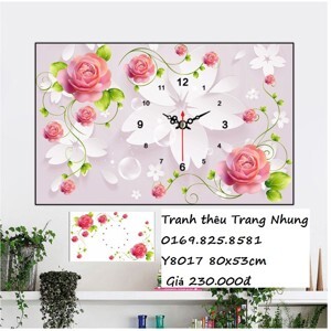 ĐỒNG HỒ HOA HỒNG DLH-Y8017