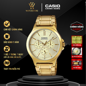 Đồng hồ kim nam Casio MTP-V300G - Màu 1AUDF, 7AUDF, 9AUDF