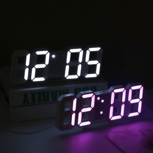 Đồng hồ LED 3D Smart Clock treo tường