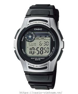 Đồng hồ nam Casio W-213-1AVDF - dây nhựa